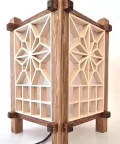 Handcrafted Japanese Kumiko Lamp DW