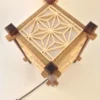 Handcrafted Japanese Kumiko Lamp HEXAMAG - Image 5