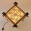 Handcrafted Japanese Kumiko Lamp HEXAMAG - Image 6