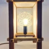 Handcrafted Japanese Kumiko Lamp HEXAMAG - Image 9