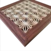 Kumiko style wall art with Asa-No-Ha design - Image 2