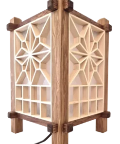 Handcrafted Japanese Kumiko Lamp DW