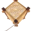 Handcrafted Japanese Kumiko Lamp HEX - Image 4