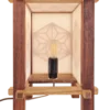 Handcrafted Japanese Kumiko Lamp HEX - Image 5