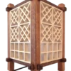 Handcrafted Japanese Kumiko Lamp SQ