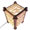 Handcrafted Japanese Kumiko Lamp TS - Image 5