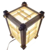 Handcrafted Japanese Kumiko Lamp UBUNTU - Image 5